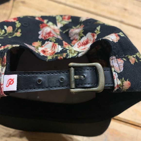 Primitive Roses Strapback Baseball Cap - Picture 5 of 8